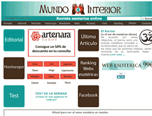 Tablet Screenshot of mundointerior.com